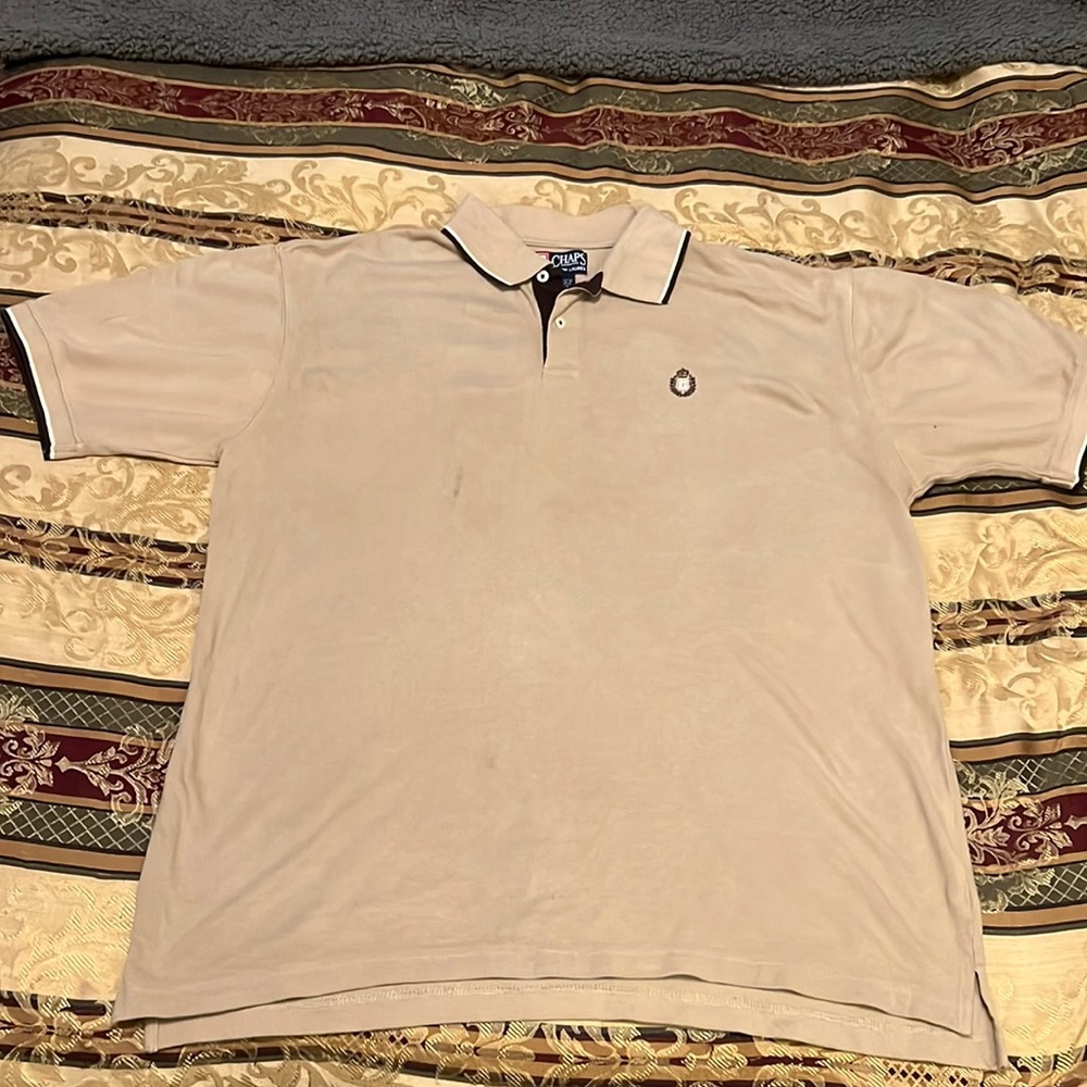 🔥TAN VACATION STYLE POLO SHIRT